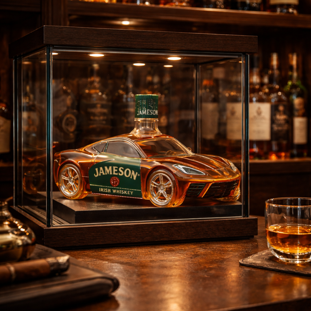 Whiskey láhev - Corvette edice