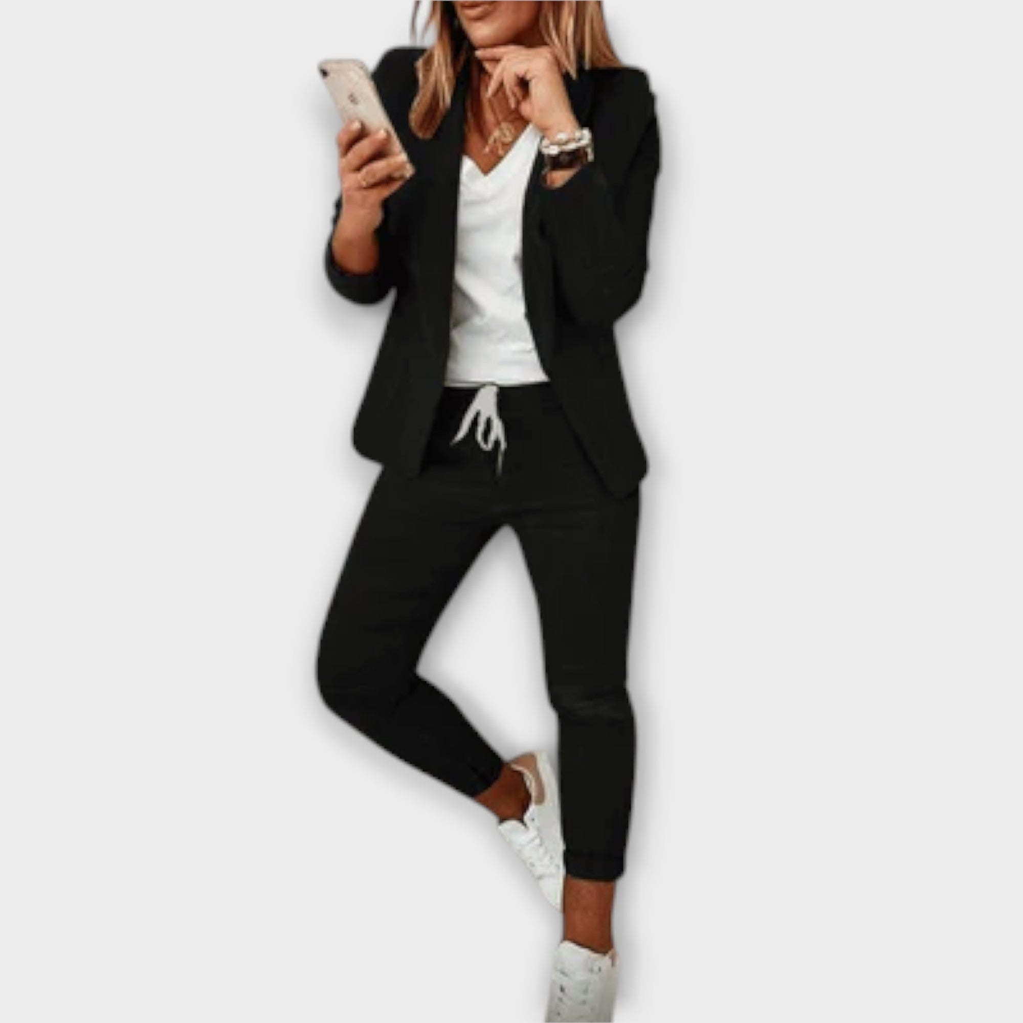 Sophia – Elegantní a pohodlný set s blazerem