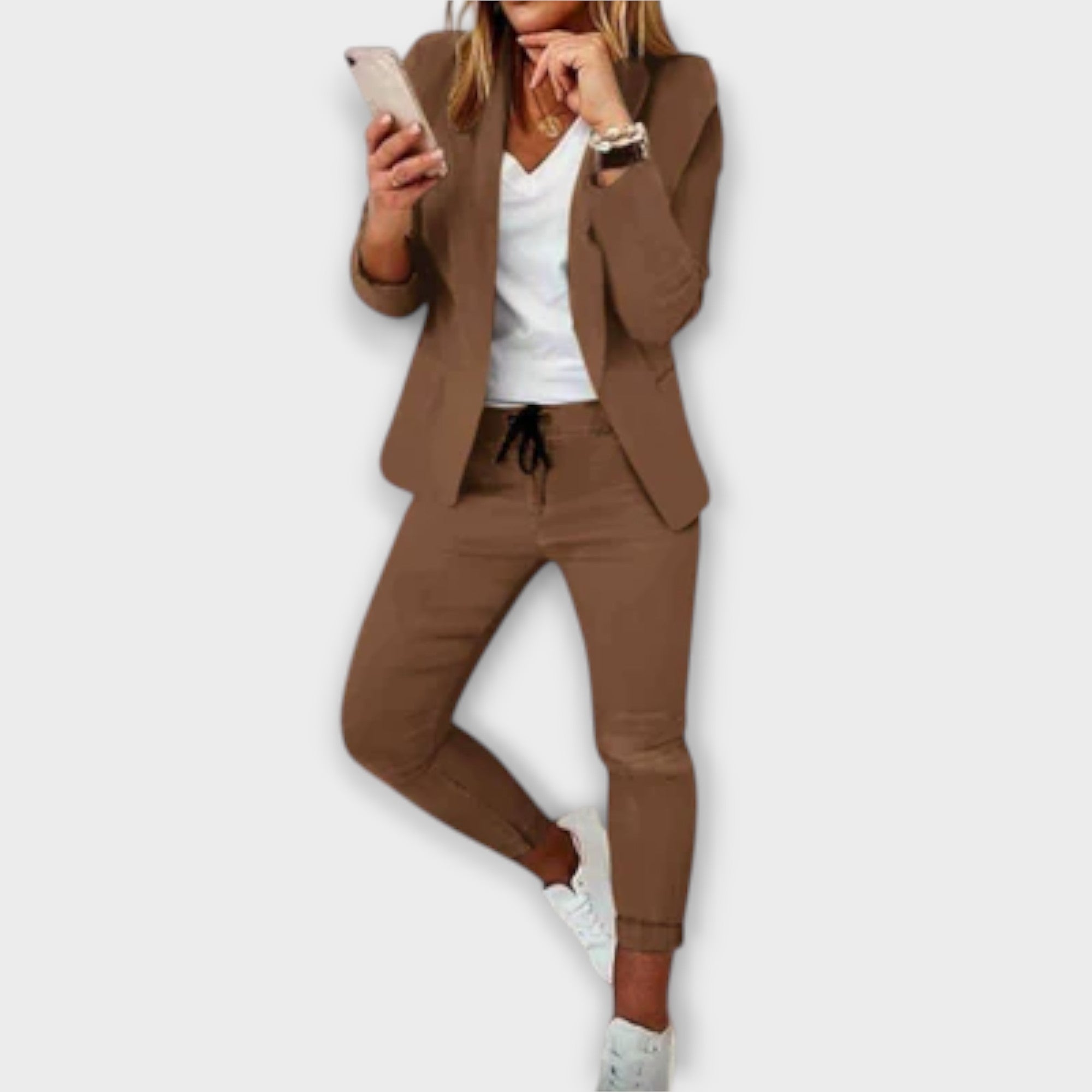 Sophia – Elegantní a pohodlný set s blazerem
