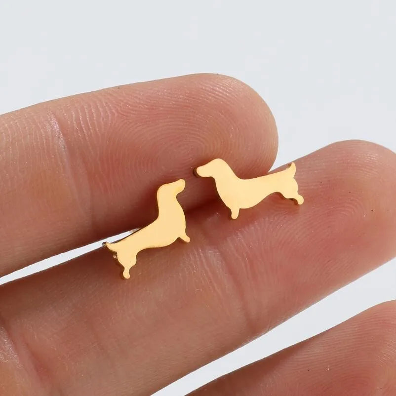Náušnice Dachshund