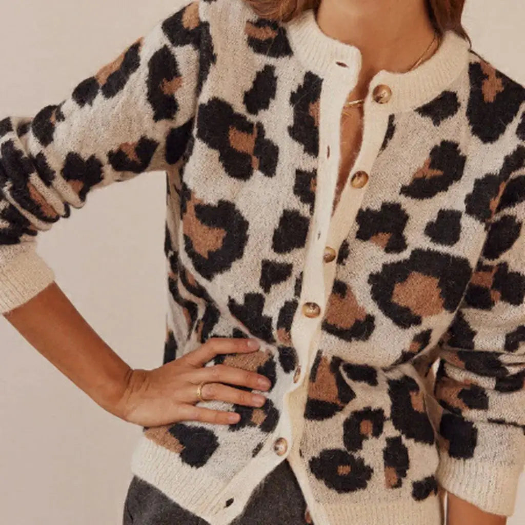 Kardigan Chloé s leopardím potiskem