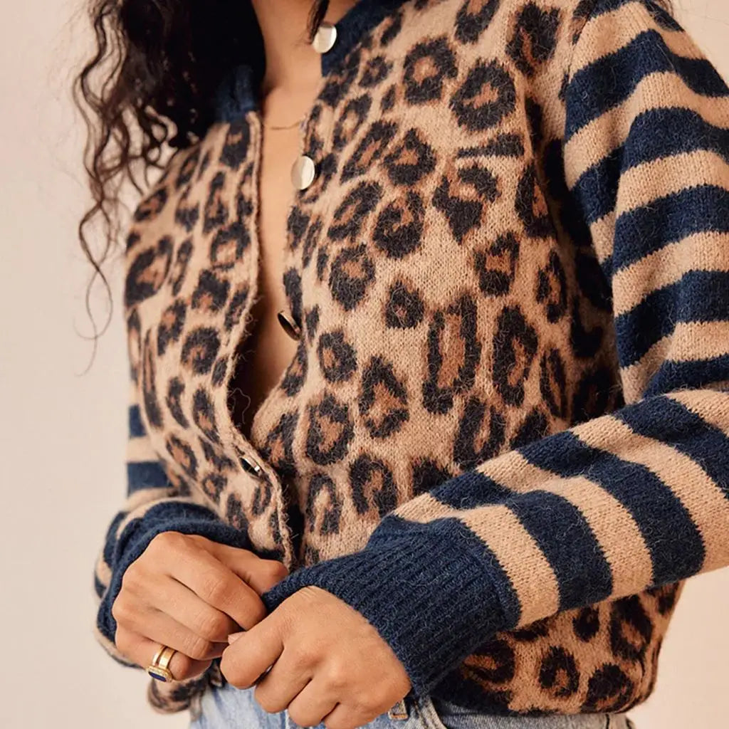 Kardigan Chloé s leopardím potiskem