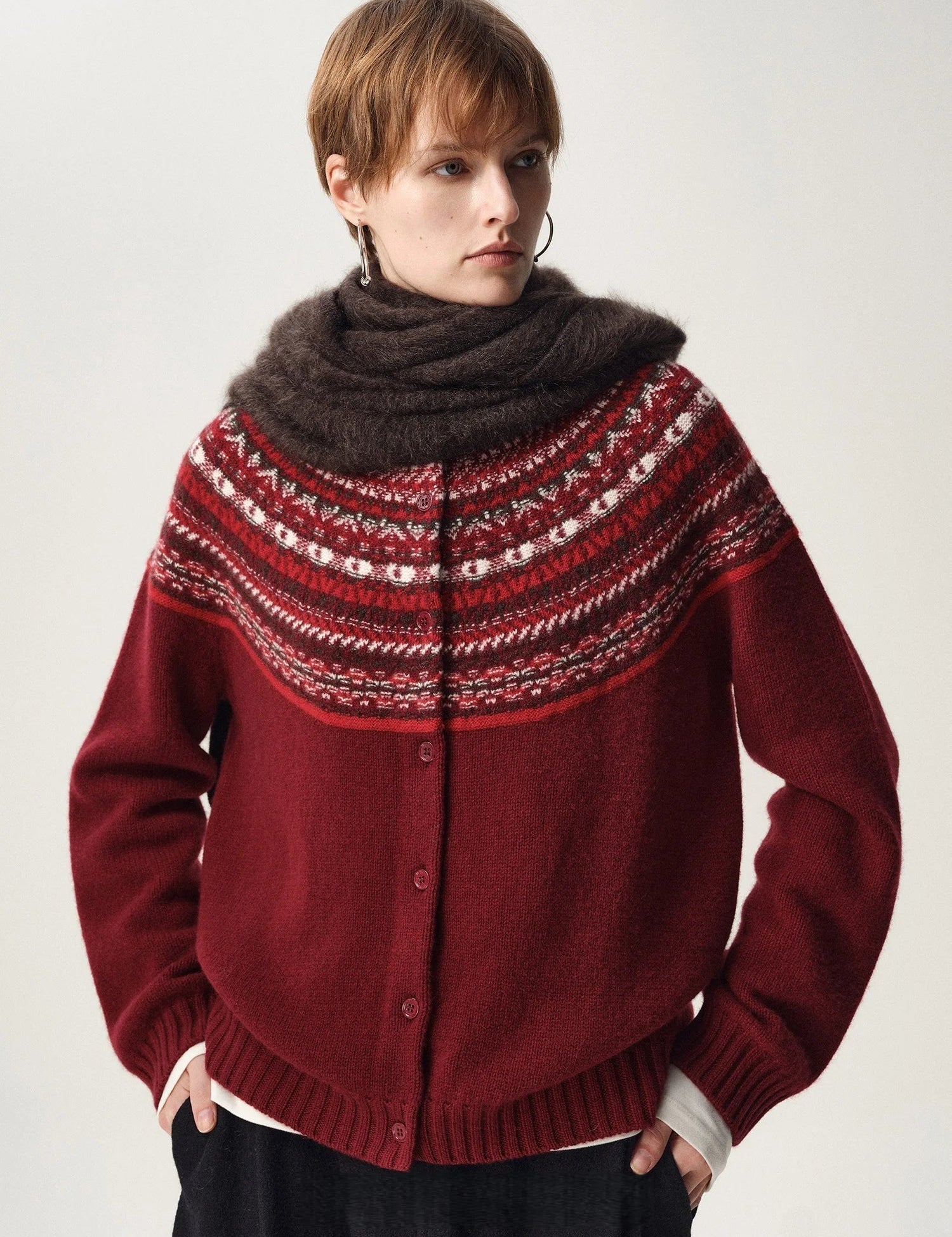 Sigrid Fair Isle kardigan